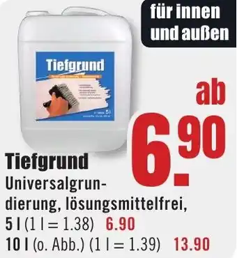 B1 Discount Baumarkt Tiefgrund Angebot