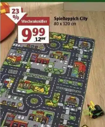 Globus Spielteppich City Angebot