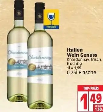 Edeka Italien Wein Genuss 0,75L Angebot