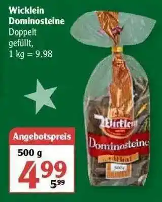 Globus Wicklein Dominosteine Angebot