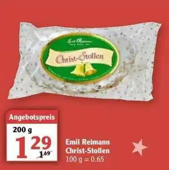 Globus Emil Reimann Christ-stollen Angebot