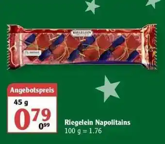 Globus Riegelein Napolitains Angebot