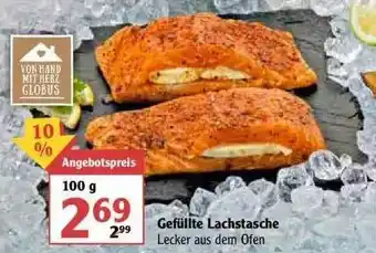 Globus Gefüllte Lachstasche Angebot