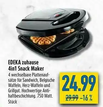 diska Edeka Zuhase 4in1 Snack Maker Angebot