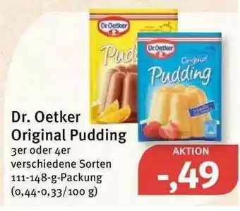 Feneberg Dr. Oetker Original Pudding Angebot