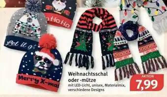 Feneberg Weihnachtsschal Oder -mütze Angebot