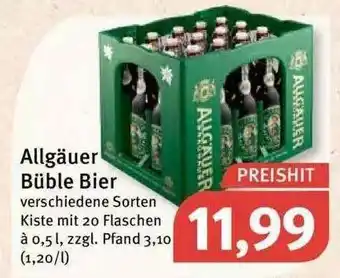 Feneberg Allgäuer Büble Bier Angebot