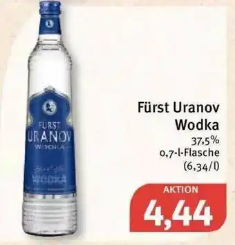 Feneberg Fürst Uranov Wodka Angebot