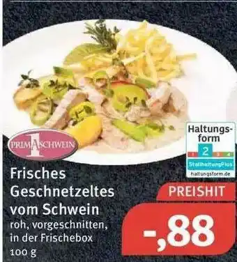 Feneberg Frisches Geschnetzeltes Vom Schwein Angebot