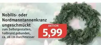 Feneberg Nobilis- Oder Nordmanntannenkranz Ungeschmïuckt Angebot