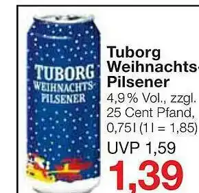 Jawoll Tuborg Weihnachtspilsener Angebot