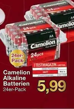 Jawoll Camelion Alkaline Batterien Angebot