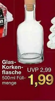 Jawoll Glas Korken Flasche Angebot