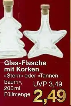 Jawoll Glas-flasche Mit Korken Angebot