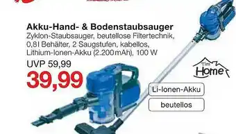 Jawoll Akku Hand & Bodenstaubsauger Angebot