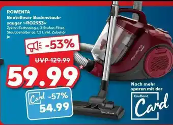 Kaufland Rowenta Beutellosr Bodenstraub-sauger »ro2933« Angebot