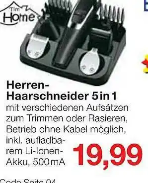 Jawoll Herren Haarschneider 5 In 1 Angebot