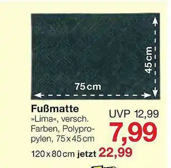 Jawoll Fußmatte Angebot