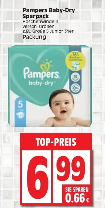 Edeka Pampers Baby Dry Sparpack Angebot