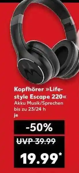 Kaufland Kopfhörer »life-style Escape 220« Angebot