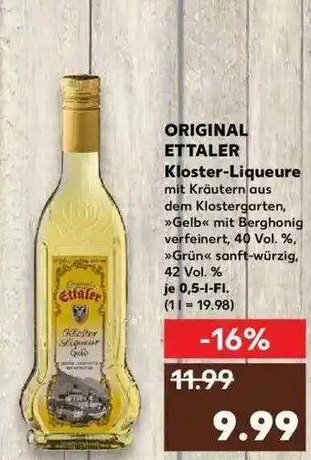 Kaufland Original Ettaler Kloster-liqueure Angebot