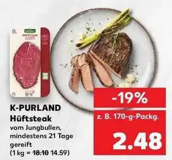 Kaufland K-purland Hüftsteak Angebot