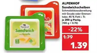 Kaufland Alpenhof Sandwichscheiben Angebot