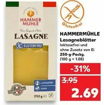 Kaufland Hammermühle Lasagneblätter Angebot