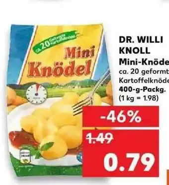 Kaufland Dr. Willi Knoll Mini-knödel Angebot