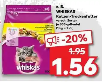 Kaufland Z. B. Whiskas Katzen-trockenfutter Angebot