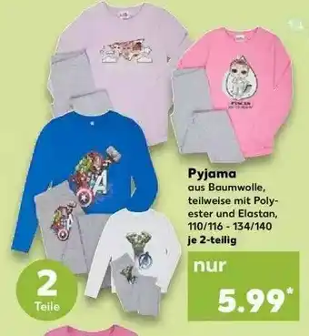 Kaufland Pyjama Aus Baumwolle Angebot