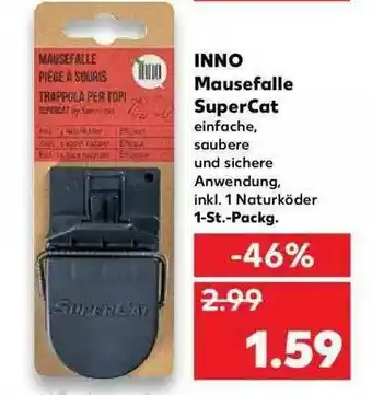 Kaufland Inno Mausefalle Supercat Angebot