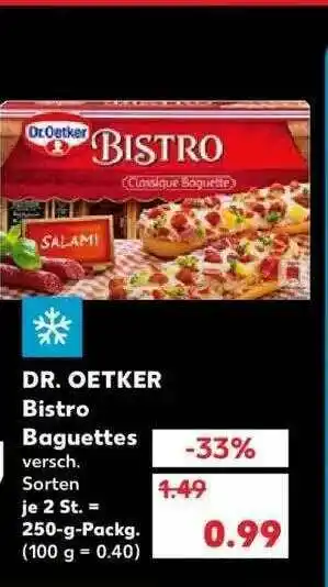 Kaufland Dr. Oetker Bistro Baguettes Angebot