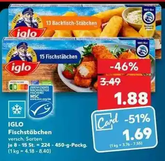 Kaufland Iglo Fischtäbchen Angebot