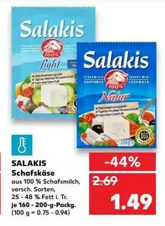 Kaufland Salakis Schafskäse Angebot