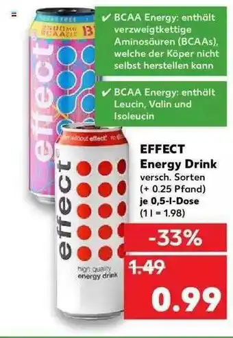 Kaufland Efffect Energy Drink Angebot