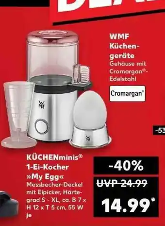 Kaufland Küchenminisz 1-ei-kocher »my Egg« Wmf Küchen -geräte Angebot