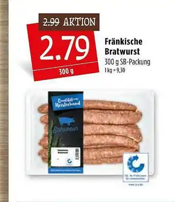 Kupsch Fränkische Bratwurst Angebot