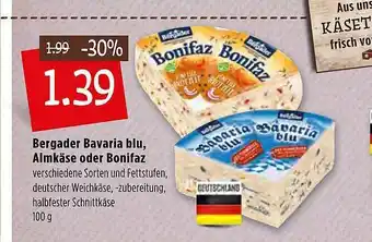 Kupsch Bergader Bavaria Blu Almkäse Oder Bonifaz Angebot