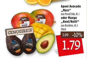 Kupsch Apeel Avocado „hass” Oder Man Ggo „kent Keitt” Angebot