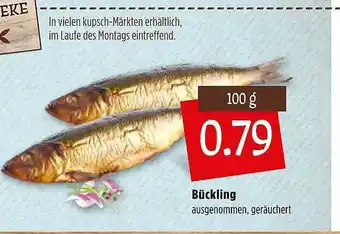 Kupsch Bückling Angebot