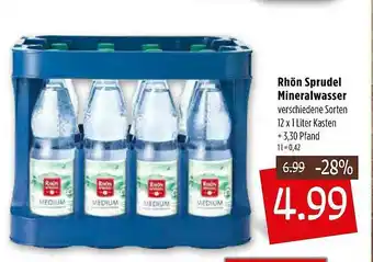 Kupsch Rhön Sprudel Mineralwasser Angebot