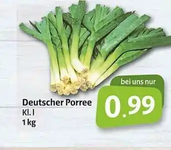 Markant Deutsche Porree Angebot