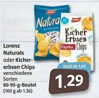 Markant Lorenz Naturals Oder Kichererbsen Chips Angebot