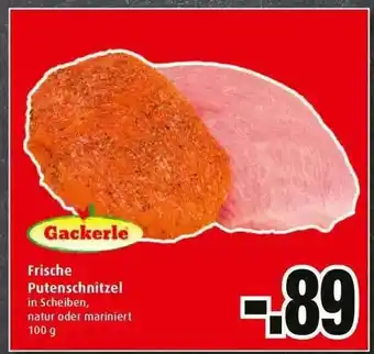 Markant Gackerle Frische Putenschnitzel Angebot