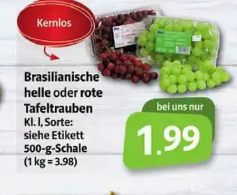 Markant Markt Brasilianische Helle Oder Rote Tafeltrauben Angebot