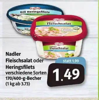 Markant Markt Nadler Fleischsalat Oder Heringsfilets Angebot