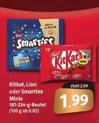 Markant Markt Kitkat, Lion Oder Smarties Minis Angebot