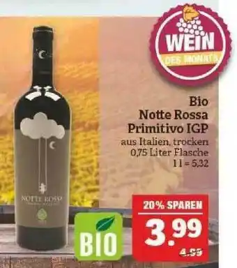 Marktkauf Bio Notte Rossa Primitivo Igp Angebot