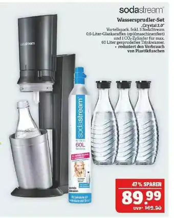 Marktkauf Sodastream Wassersprudler-set „crystal 2.0“ Angebot